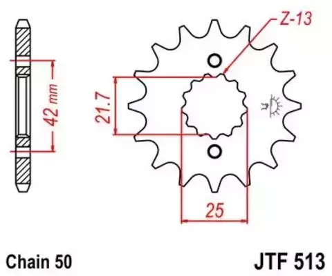 Звезда ведущая JTF513 15RB