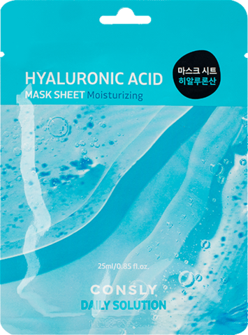 Consly Маска тканевая для лица с гиалуроновой кислотой, Hyaluronic Acid