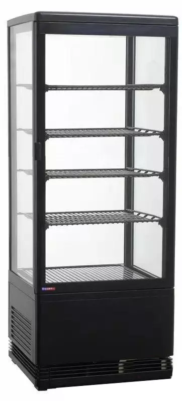 Шкаф-витрина холодильный Cooleq CW-85 Black