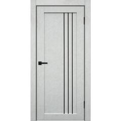 Купить Межкомнатная дверь экошпон Сигма 31 белый мрамор остеклённая