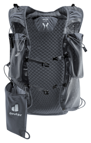 Картинка рюкзак беговой Deuter Ascender 13 Black - 2