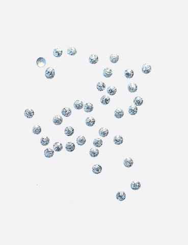ARTEX Полусферы круглые шлифованные серебро 1,5 мм