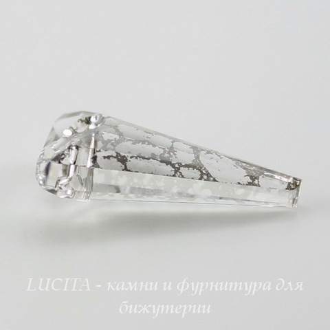 6480 Подвеска Сваровски Spike Crystal Silver Patina (18 мм) ()