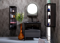 Boheme 894-080-A Ящик под консоль LOFT 80 Антрацит, 1 полка фото