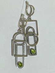 Готика (серьги из серебра)