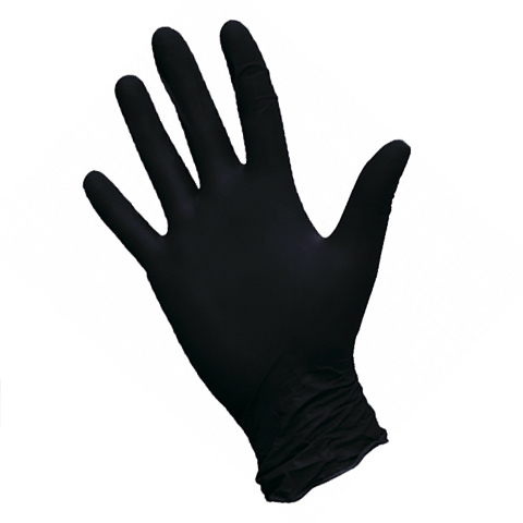 Перчатки NitriMAX нитриловые черные XS 50 пар