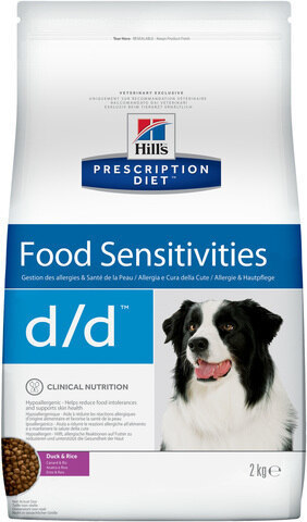 купить Hill’s™ Prescription Diet™ Canine d/d™ Duck and Rice сухой корм для собак, диетический рацион при пищевых аллергиях с уткой и рисом