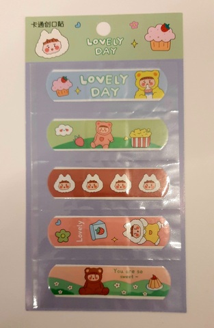 Stiker \ Стикер \ Sticker yara bandı Lovely day - 5 ədəd