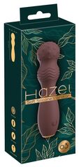 Коричневый вибратор-жезл Hazel 03 - 14 см. - 