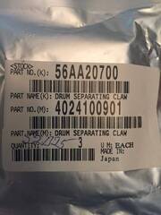 Пальцы отделения барабана Konica Minolta bizhub 600/750/Di551/650 (56AA20700/4024100901/4024100900)