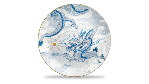 Тарелка закусочная Decor 21см de table Дракон