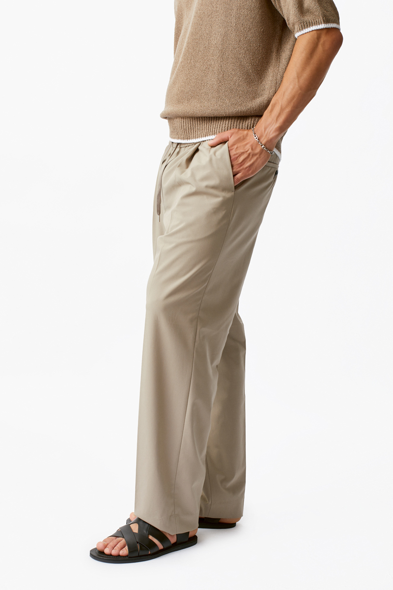 Бежевые брюки Laine
