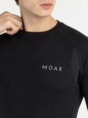 Термокофта Moax Active Pro LS мужская черный - 2
