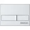 Berges 43374 Комплект : инсталляция NOVUM кнопка L2 матовый хром, унитаз VITA Rimless 49 см, сиденье дюропласт микролифт, быстросъём