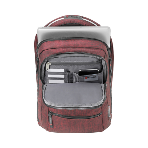Рюкзак Wenger Urban Contemporary 14'', бордовый, 26x19x41 см, 14 л