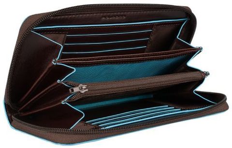 Кошелек женский Piquadro Blue Square, красный, кожа натуральная (PD3229B2/R)