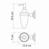 WasserKRAFT Ammer K-7099 Дозатор для жидкого мыла