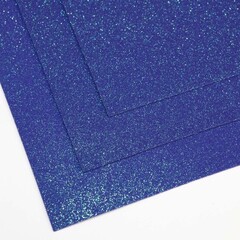 Фоамиран мерцающий. Ночное небо. Толщина 1,5мм. Лист 60х70см.