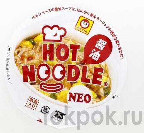 Лапша со вкусом креветки Toyo Suisan Hot Noodle, 69 гр