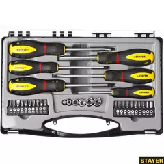 STAYER Max Range Pro 32 предм., Набор отверток с насадками (25134-H18)