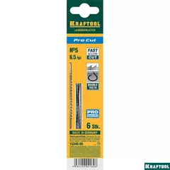 KRAFTOOL Pro Cut, 130 мм, 6 шт, полотна для лобзика (15340-05)