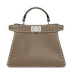 Сумка Fendi Peekaboo "i See You" коричнево-бежевый