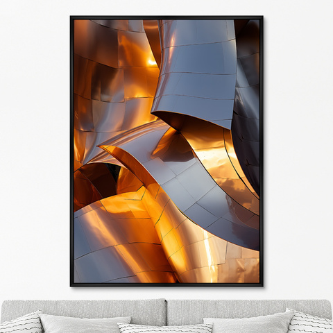 ArtNoMore - Репродукция картины на холсте Form, light and shadows, No 1, 2024г.