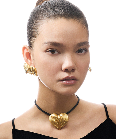 Колье Pistil Heart Gold