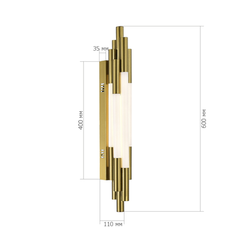 Светильник настенный ST Luce Dallamos SL6237.301.20