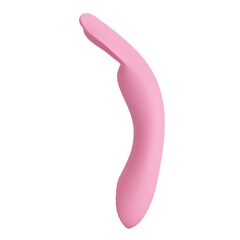 Розовый мини-вибратор DJ Cock - 13,9 см. - 
