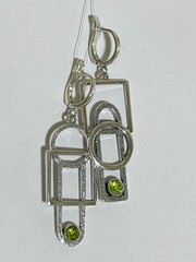 Готика (серьги из серебра)