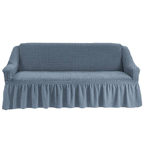 Чехол на четырехместный диван, светло-серый