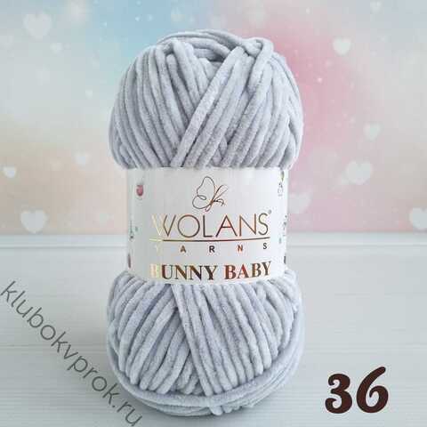 WOLANS BUNNY BABY 100-36, Серебряный