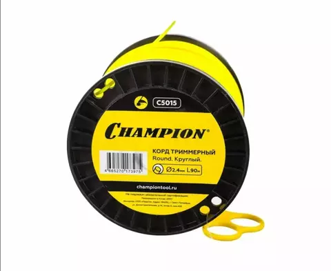 Леска триммерная CHAMPION Star 2.4мм х 90м (C5015)