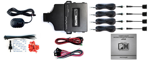 Парктроник (парковочный радар) ParkMaster U-4-A (SIlver)