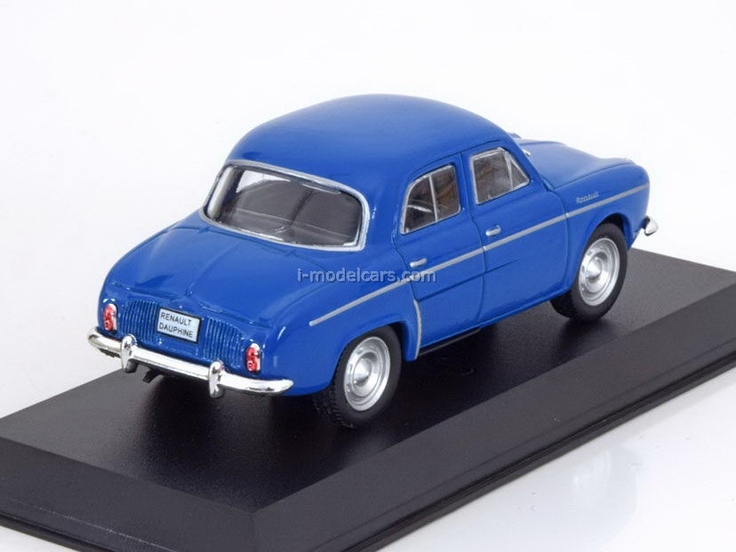 MODEL CARS Renault Dauphine blue 1:43 DeAgostini Masini de legenda #70