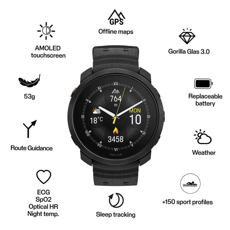 Polar Vantage M3 Night Black