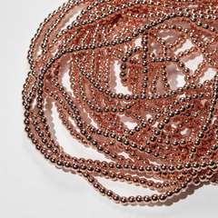 Гематин (гематит), оттенок "Розовое золото", шар (разделитель) 3,5мм