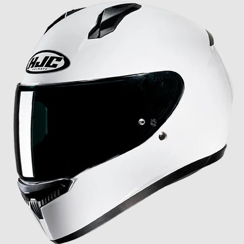 Шлем (интеграл)  HJC C10 белый глянцевый XL