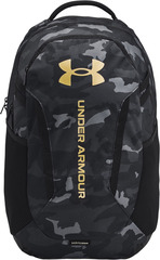 Рюкзак Under Armour Hustle 6.0 Backpack Black-Metallic Gold 1384672-001