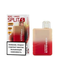 BRUSKO SPLIT S 1200 ЭСДН с ароматом клубники (М)