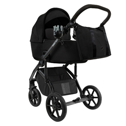 ROAN Коляска 2 в 1 Bass Next короб + прогулка Caviar Black/Black