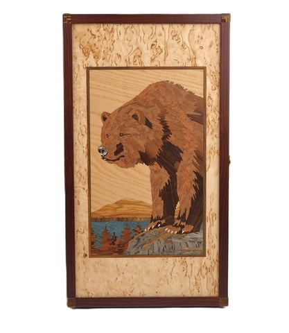 Подарочные нарды Медведь