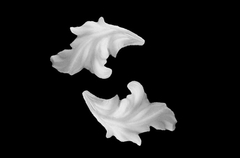 Силиконовый молд № 1215 Угловые растительные элементы