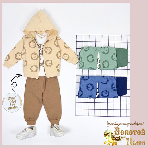 Костюм 3ка детский м (74-98) 260119-SL6053