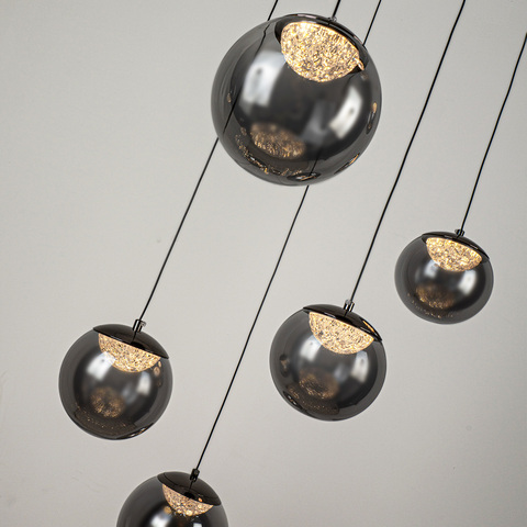 Подвесной светодиодный светильник Modelux ML.2338.7 BK