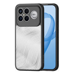 Чехол прозрачный с черными мягкими рамками для Xiaomi Poco F8 Ultra и Redmi K90 Pro Max, серия Aimo Series Case от Dux Ducis