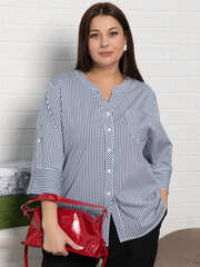 Блуза Азалия (белая/полоска) Б15363-20М LT Collection