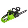 Цепная пила аккумуляторная Greenworks Арт. 2005707, GD40CS15, 40V, 35 см, бесщеточная,  до 1,5 КВТ, без АКБ и ЗУ — фото 8