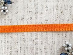 Лента киперная, хлопок, ш. 1 см, оранжевый